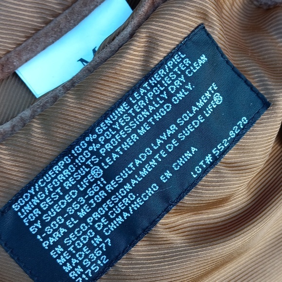 J. FERRAR MEN'S GENUINE RAW SUEDE LEATHER BLAZER/COAT - Picture 16 of 17